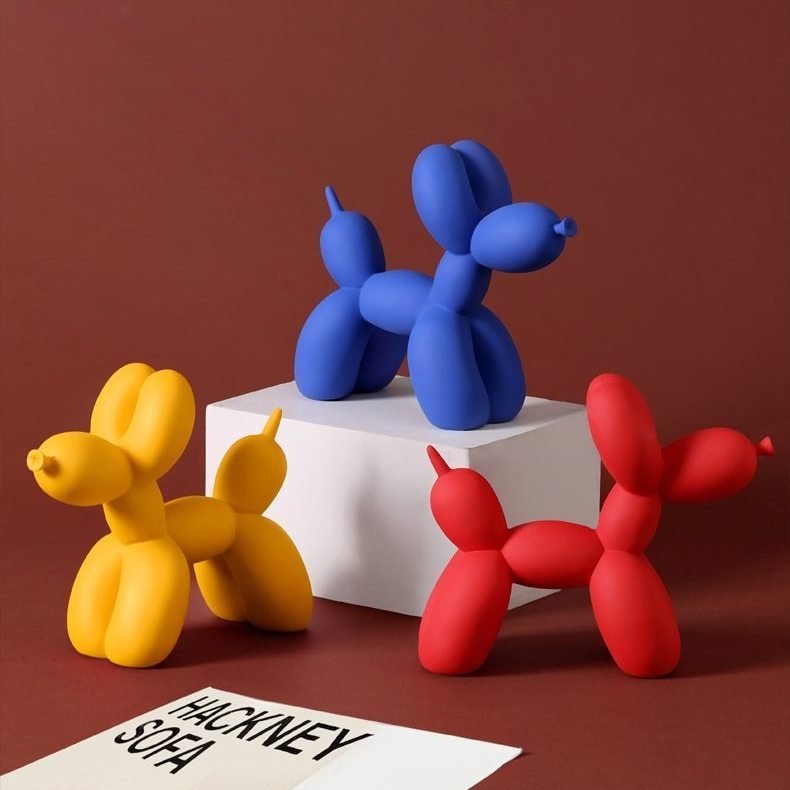 Hommfer – Sculpture Abstraite Chien Ballon - Hommfer