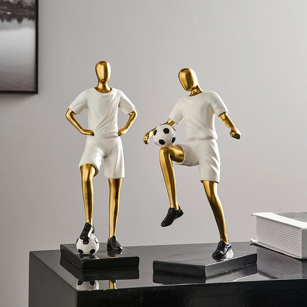 Hommfer – Sculpture Abstraite de Footballeur - Hommfer