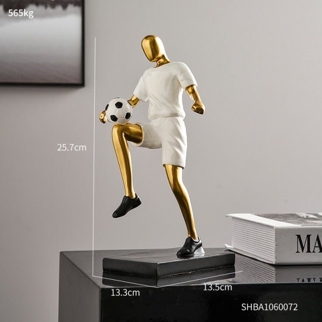 Hommfer – Sculpture Abstraite de Footballeur - Hommfer