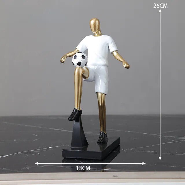 Hommfer – Sculpture Abstraite de Footballeur - Hommfer