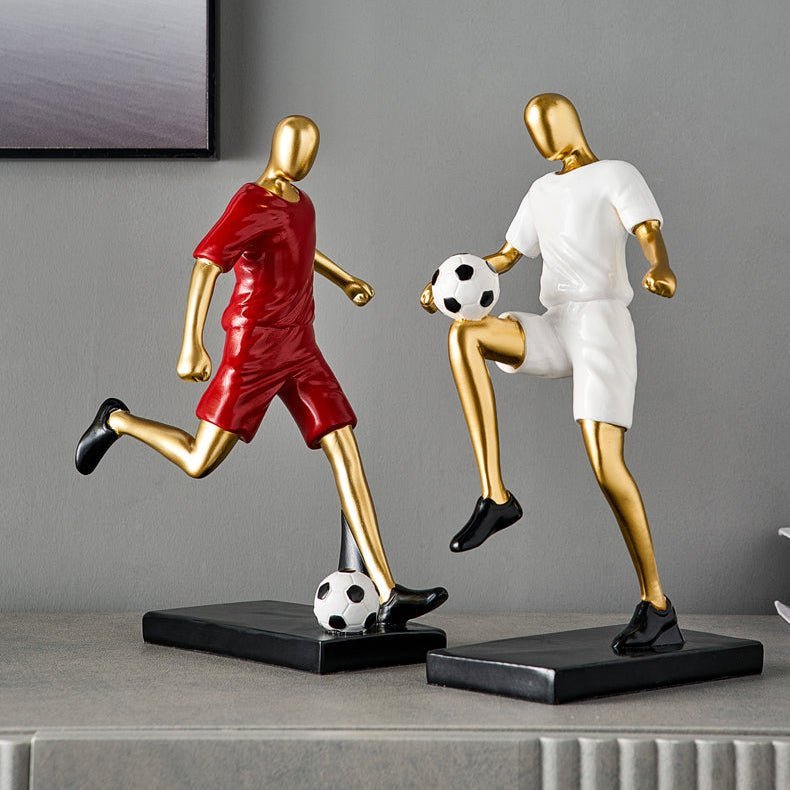 Hommfer – Sculpture Abstraite de Footballeur - Hommfer