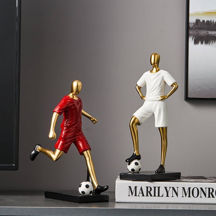 Hommfer – Sculpture Abstraite de Footballeur - Hommfer