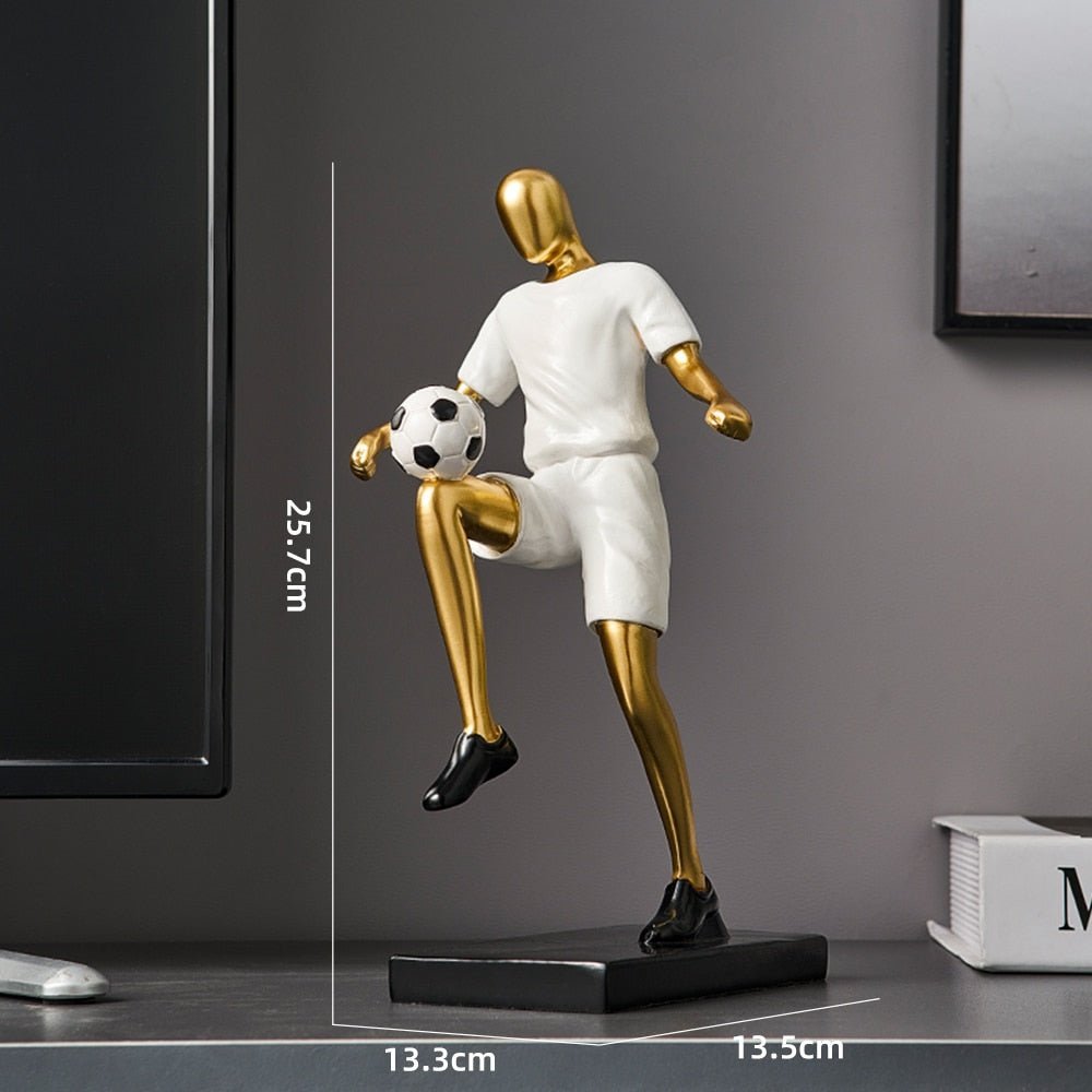 Hommfer – Sculpture Abstraite de Footballeur - Hommfer