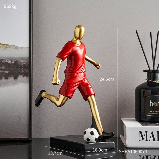 Hommfer – Sculpture Abstraite de Footballeur - Hommfer