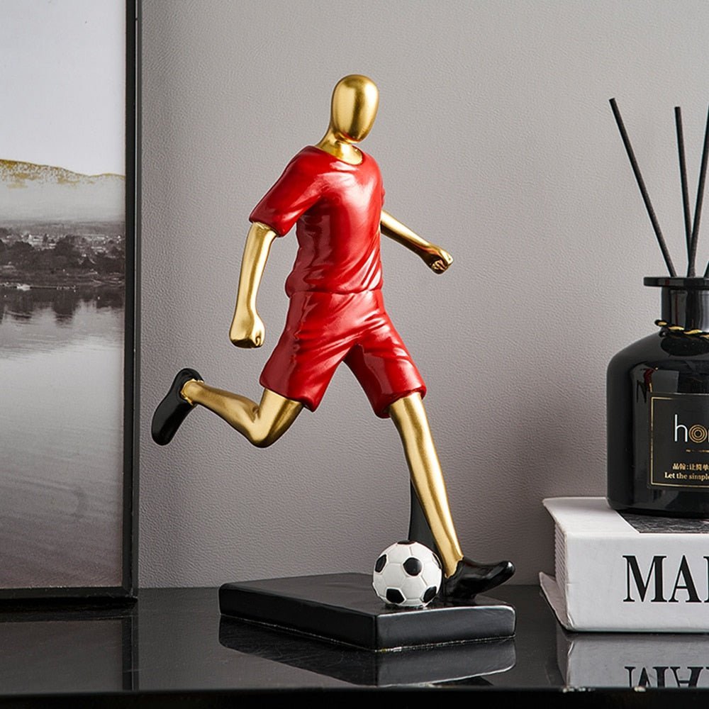 Hommfer – Sculpture Abstraite de Footballeur - Hommfer
