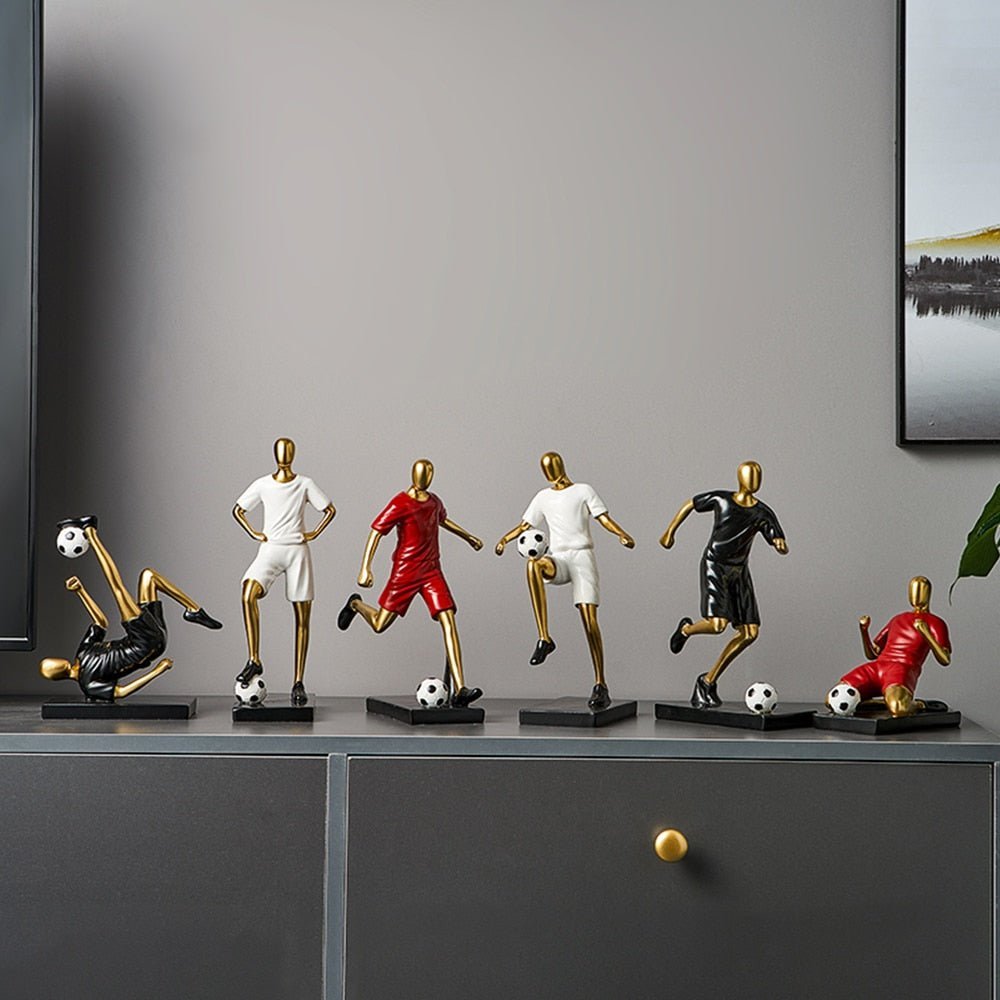 Hommfer – Sculpture Abstraite de Footballeur - Hommfer