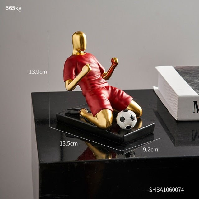 Hommfer – Sculpture Abstraite de Footballeur - Hommfer