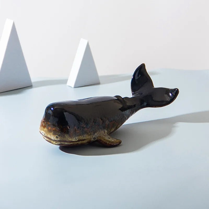 Hommfer – Sculpture Baleine en Porcelaine Bryn - Hommfer