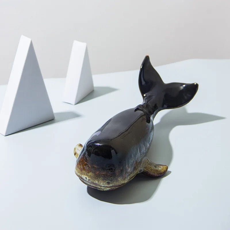 Hommfer – Sculpture Baleine en Porcelaine Bryn - Hommfer
