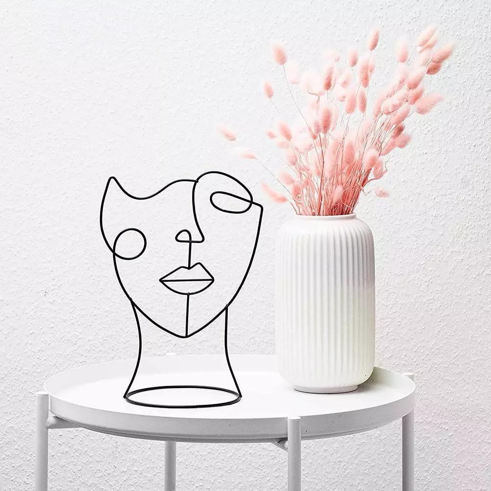 Hommfer – Sculpture Silhouette Abstraite en Fer - Hommfer