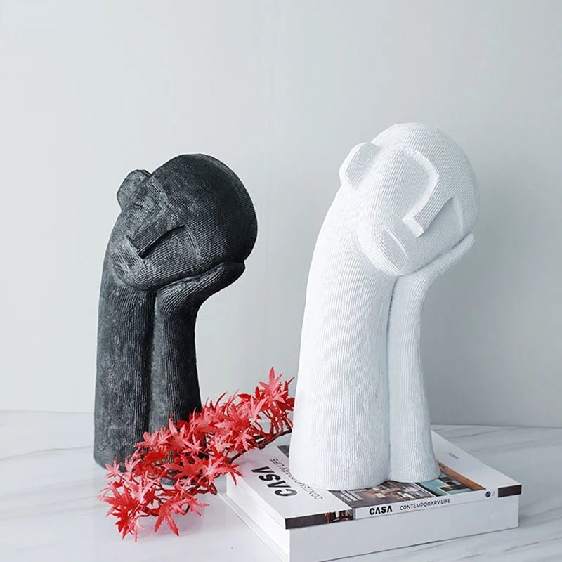Hommfer – Sculpture Visage Pensif Résine - Hommfer