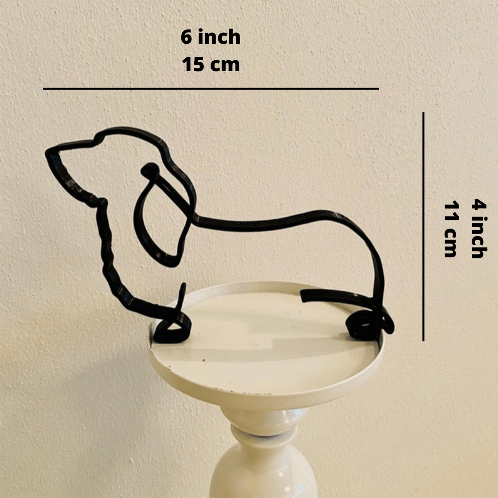 Hommfer – Sculptures Décoratives en Fer Chien et Chat - Hommfer