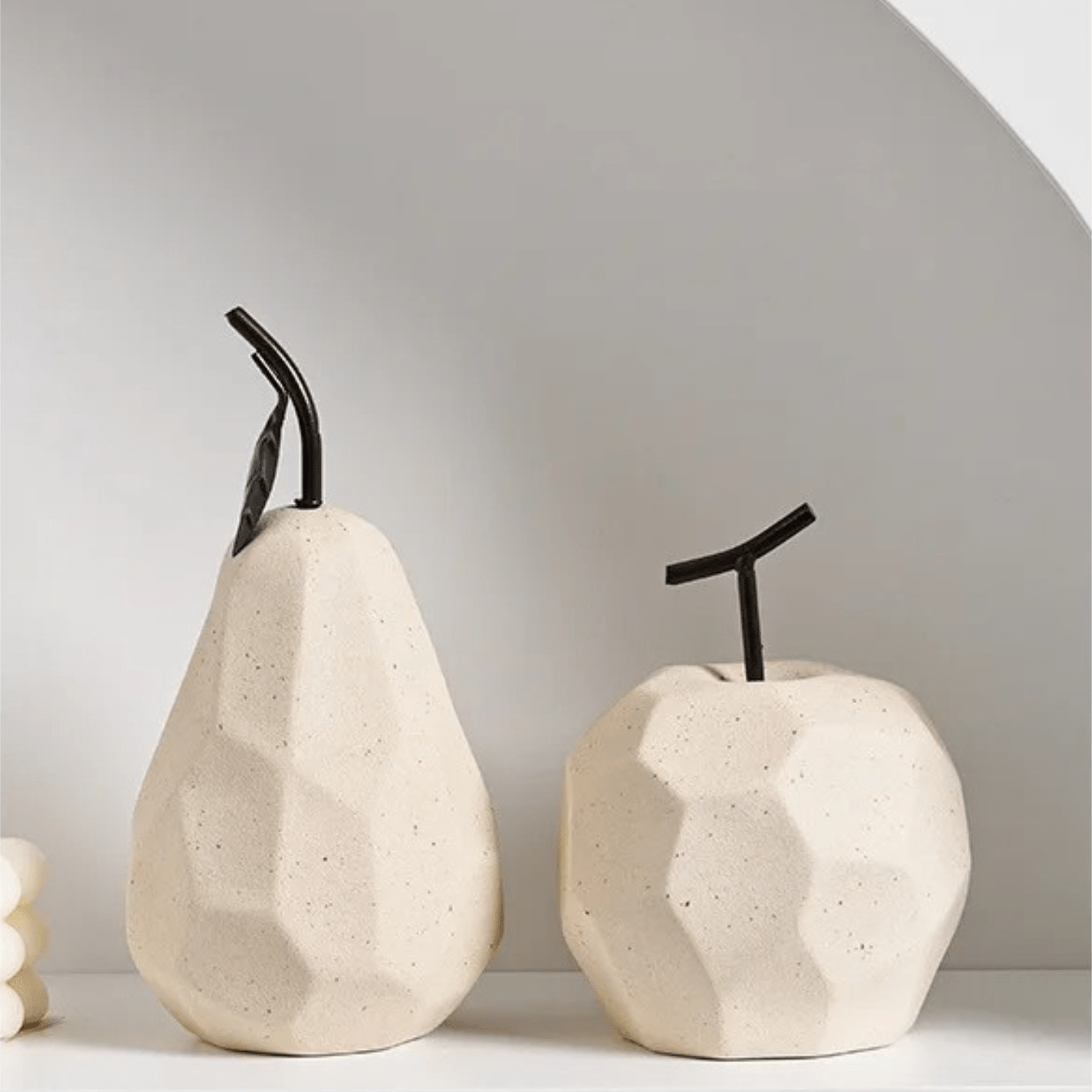 Hommfer – Sculptures Fruits Géométriques Résine - Hommfer
