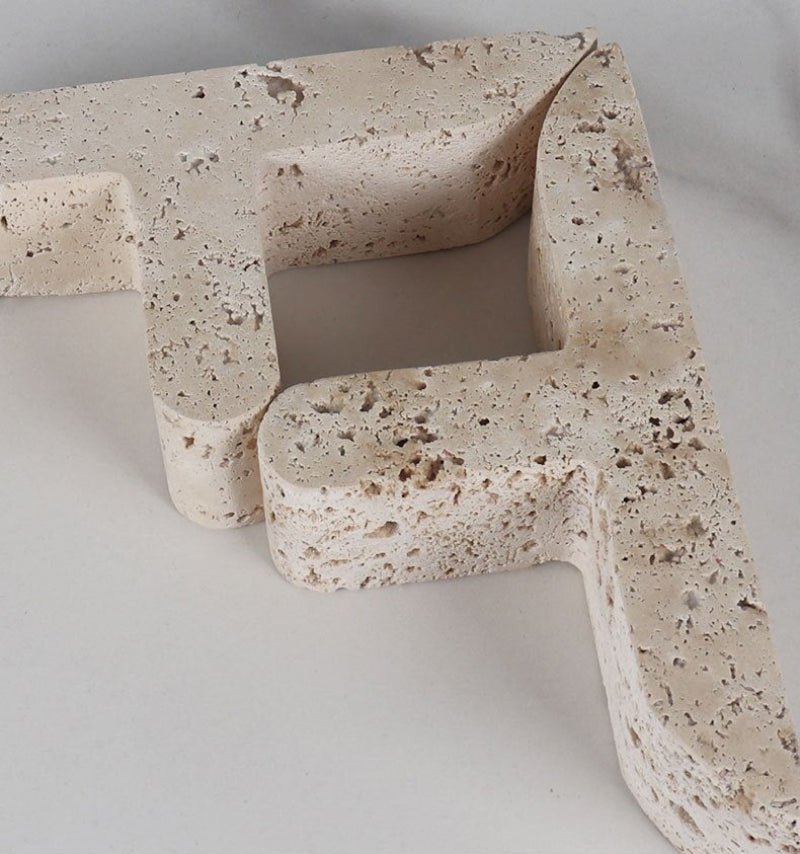 Hommfer – Serre - livres en travertin beige pour le salon - Hommfer