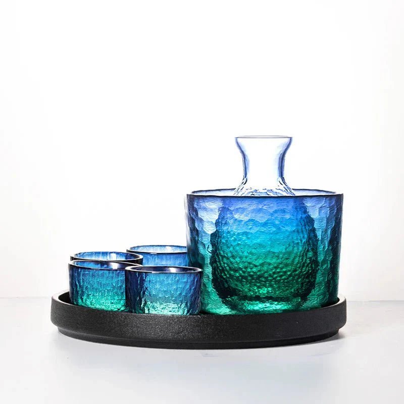 Hommfer – Service de Carafe à Saké Paon en Verre pour la Cuisine - Hommfer