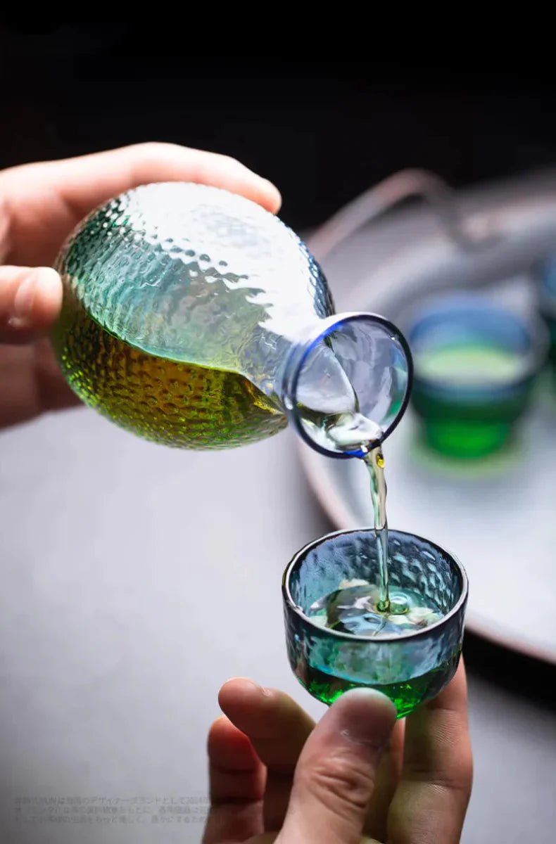 Hommfer – Service de Carafe à Saké Paon en Verre pour la Cuisine - Hommfer