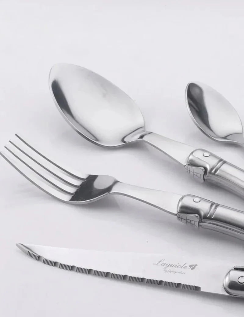 Hommfer – Service de Couverts en Acier Inoxydable Poli pour la Cuisine - Hommfer