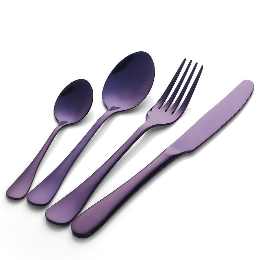 Hommfer – Service de couverts violet 24 pièces - Hommfer