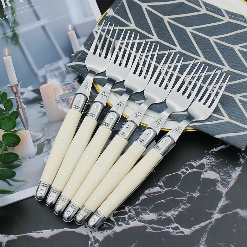 Hommfer – Set de Couverts Ivoire en Acier Inoxydable - Hommfer