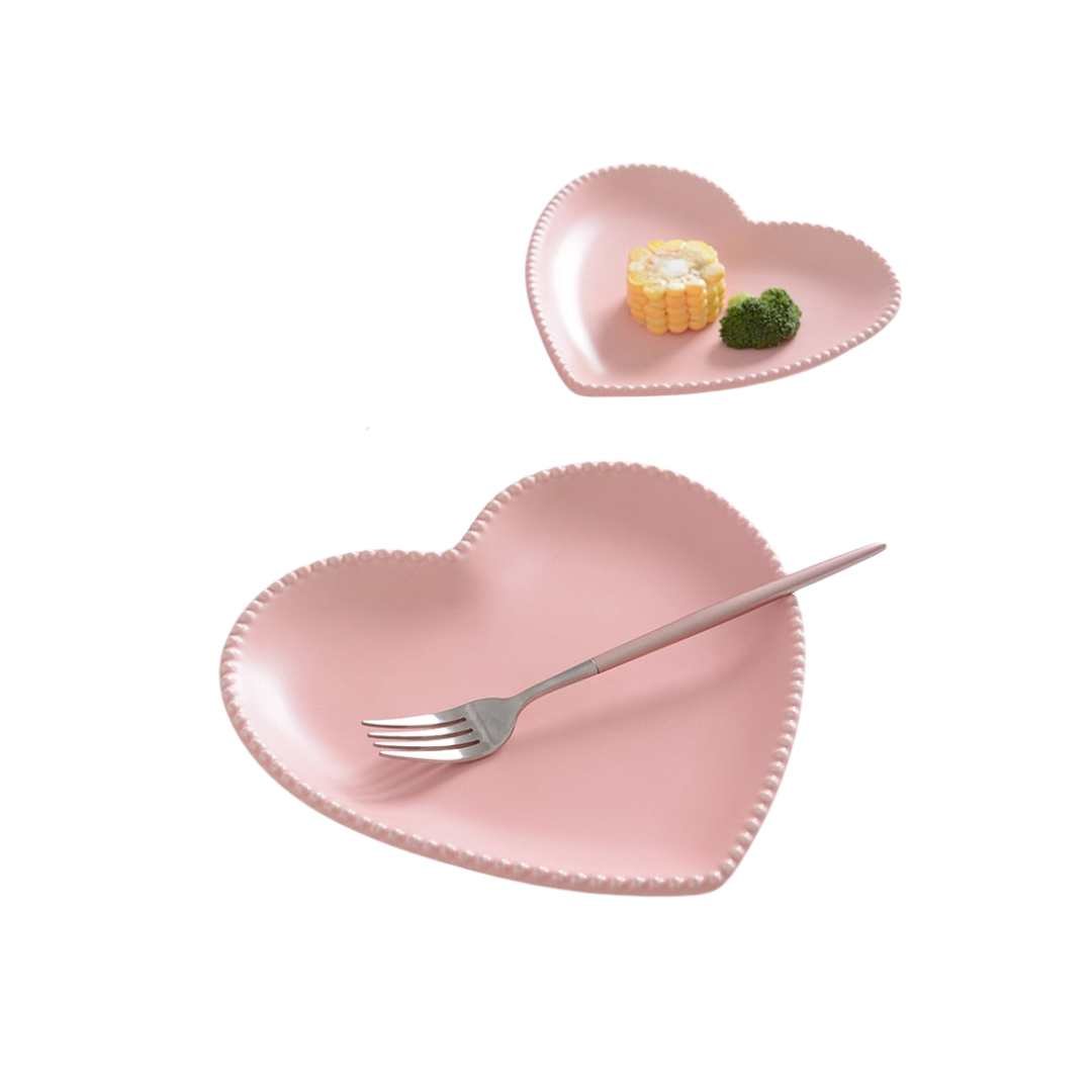 Hommfer - Set de petit - déjeuner en porcelaine pour des matins romantiques - Hommfer