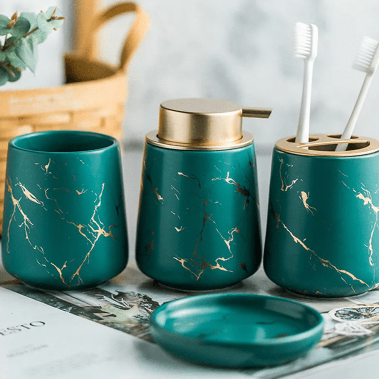 Hommfer – Set de Salle de Bain Scandinave Élégance & Pureté - Hommfer