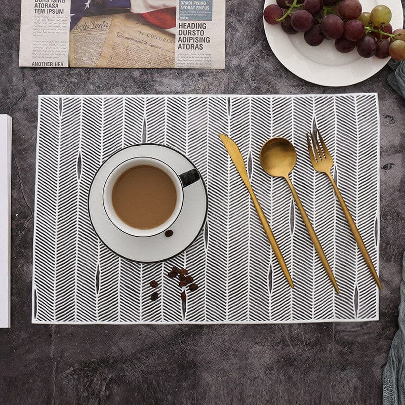 Hommfer – Set de Table Rectangulaire en PVC - Hommfer