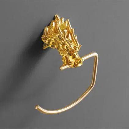 Hommfer – Set Dragon Doré d’Accessoires Salle de Bain - Hommfer