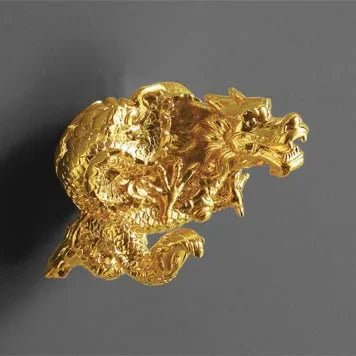 Hommfer – Set Dragon Doré d’Accessoires Salle de Bain - Hommfer