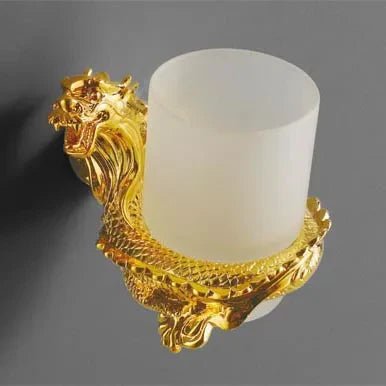 Hommfer – Set Dragon Doré d’Accessoires Salle de Bain - Hommfer