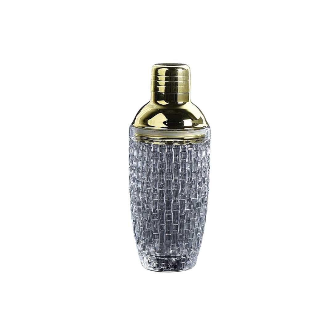 Hommfer – Shaker à Cocktail en Verre et Acier Doré - Hommfer