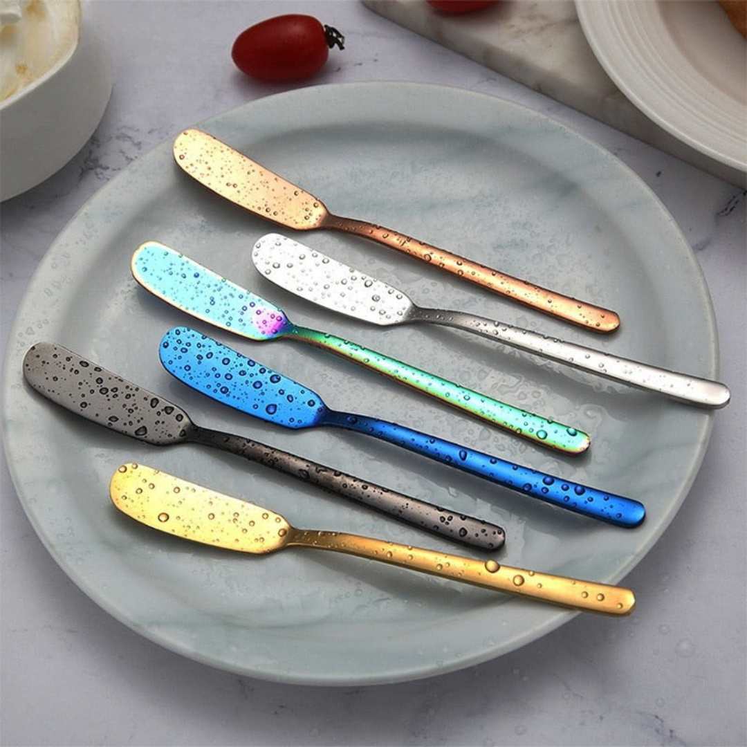 Hommfer – Spatules Chromées Élégantes pour la Salle à Manger - Hommfer