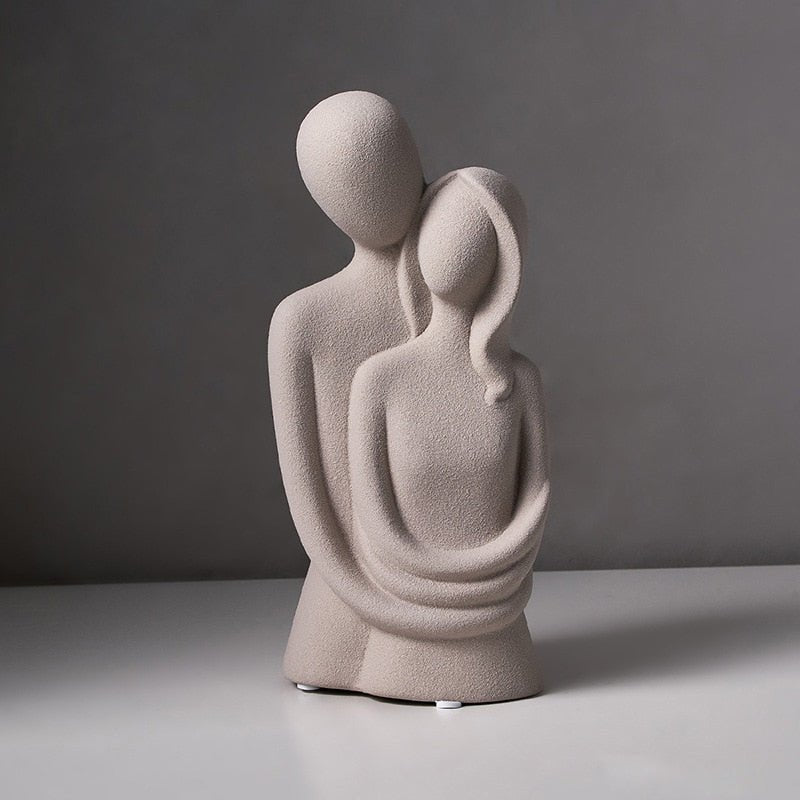 Hommfer – Statue en céramique moderne pour célébrer l'amour éternel - Hommfer