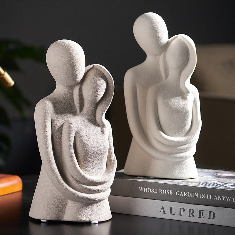 Hommfer – Statue en céramique moderne pour célébrer l'amour éternel - Hommfer