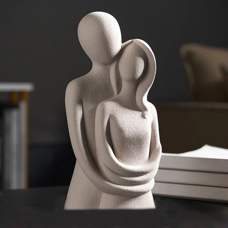 Hommfer – Statue en céramique moderne pour célébrer l'amour éternel - Hommfer
