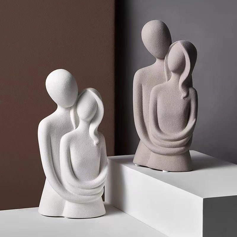 Hommfer – Statue en céramique moderne pour célébrer l'amour éternel - Hommfer