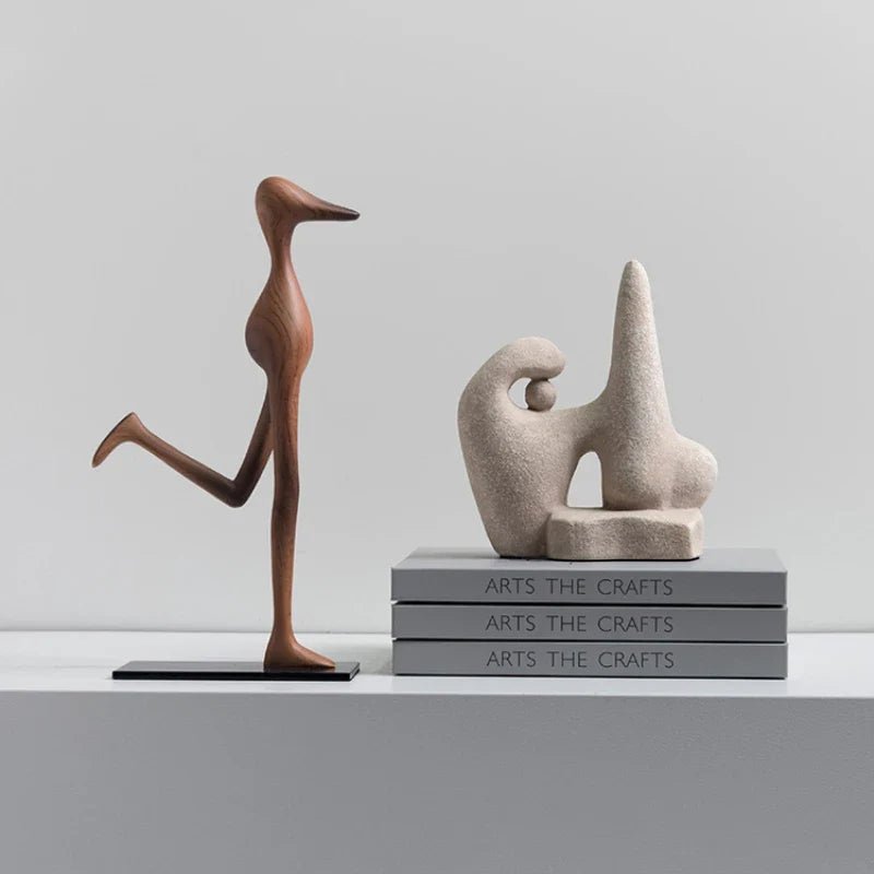 Hommfer – Statues Abstraites Modernes Kylo en Résine et Céramique - Hommfer