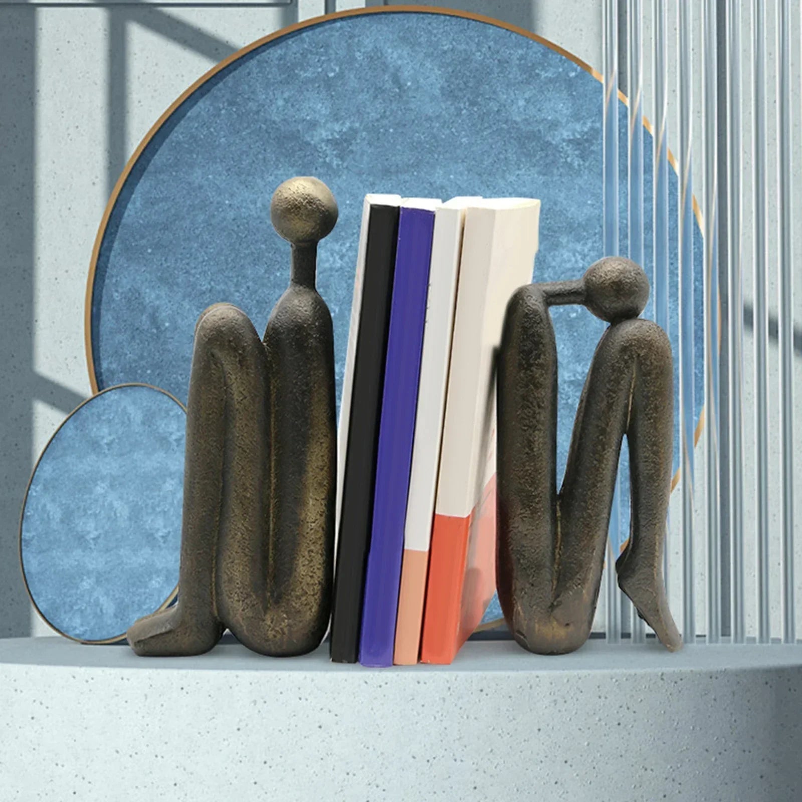 Hommfer - Supports de livres norvégiens en résine - Hommfer