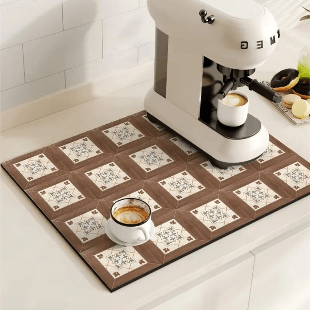 Hommfer – Tapis Absorbant au Style Rétro - Hommfer