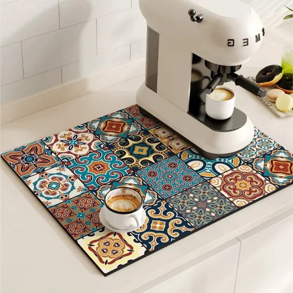 Hommfer – Tapis Absorbant au Style Rétro - Hommfer