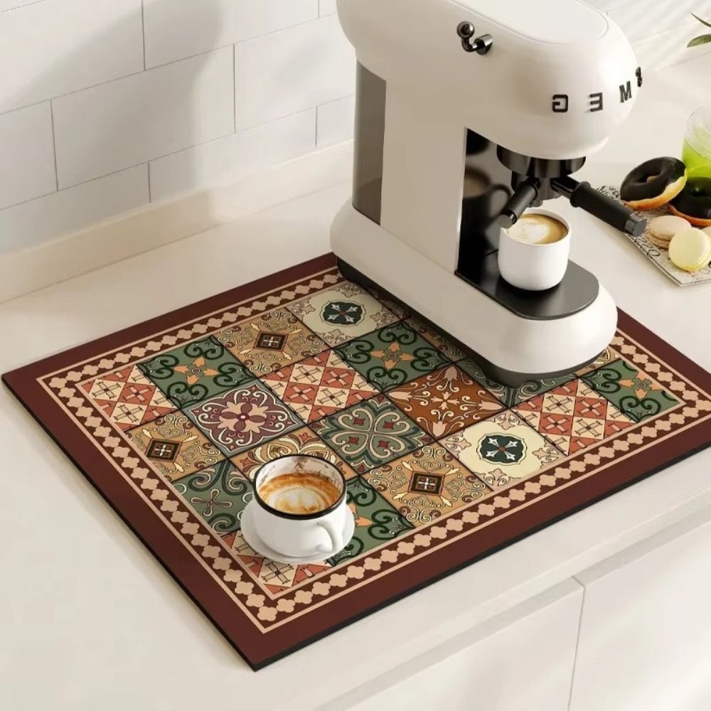 Hommfer – Tapis Absorbant au Style Rétro - Hommfer
