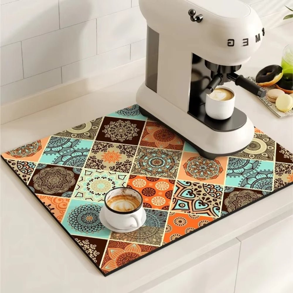 Hommfer – Tapis Absorbant au Style Rétro - Hommfer