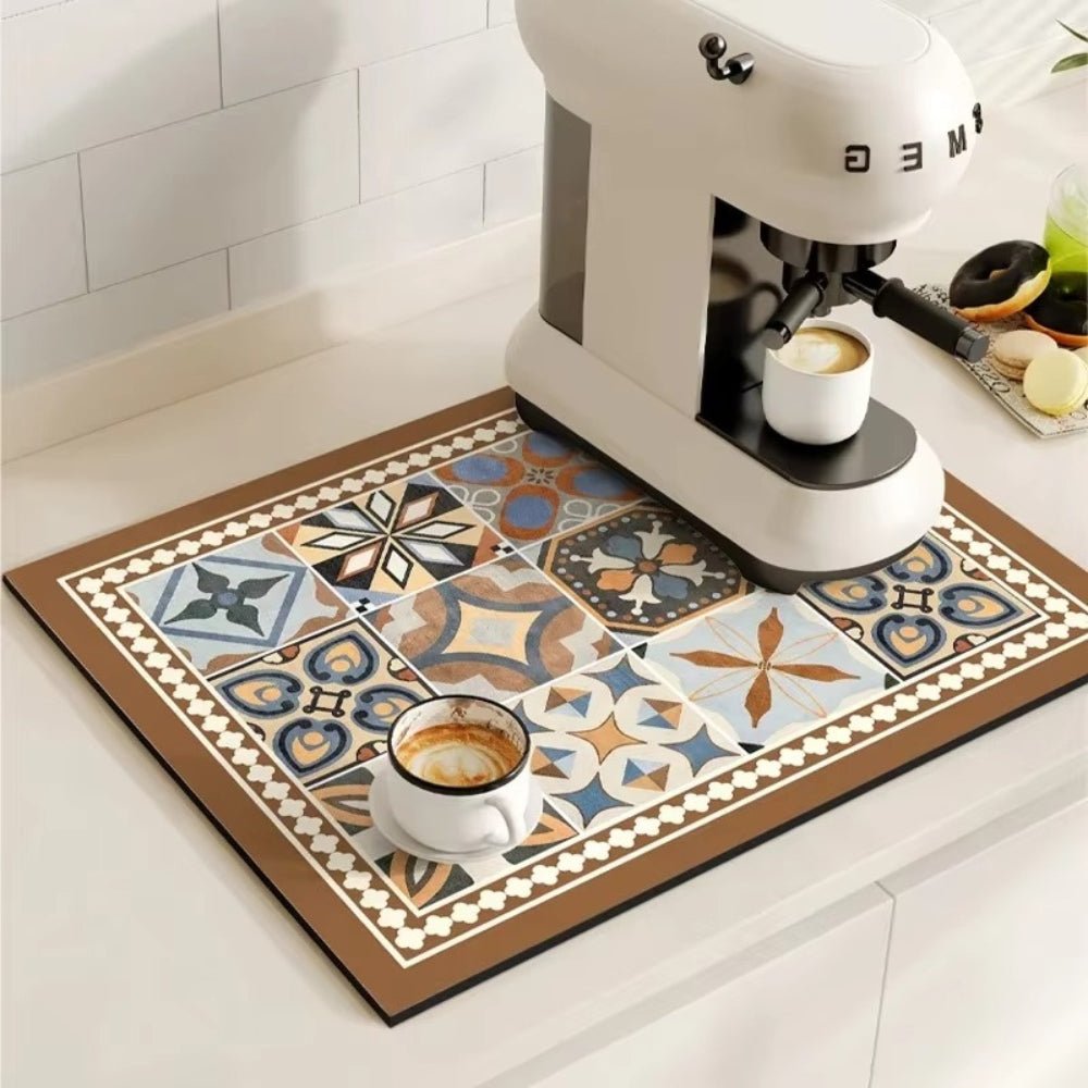 Hommfer – Tapis Absorbant au Style Rétro - Hommfer