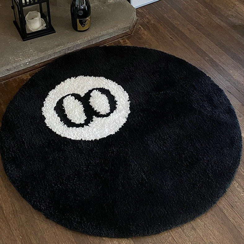Hommfer – Tapis Boule 8 Antidérapant en Polyester - Hommfer