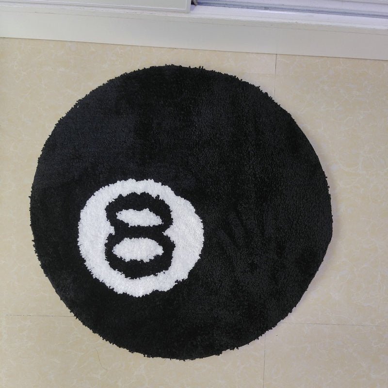 Hommfer – Tapis Boule 8 Antidérapant en Polyester - Hommfer