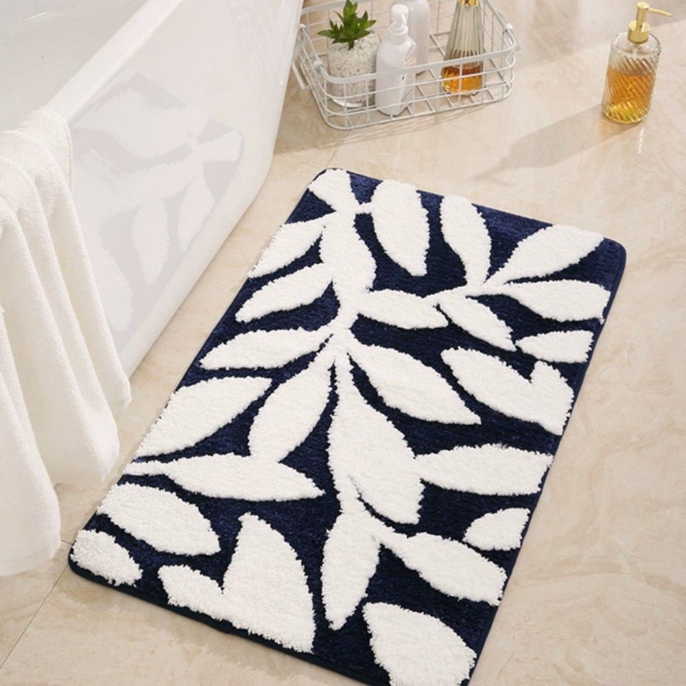 Hommfer - Tapis de bain à motif de feuilles - Hommfer