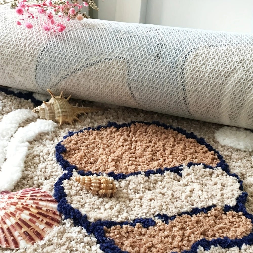 Hommfer – Tapis de Bain Demi - Cercle Antidérapant - Hommfer