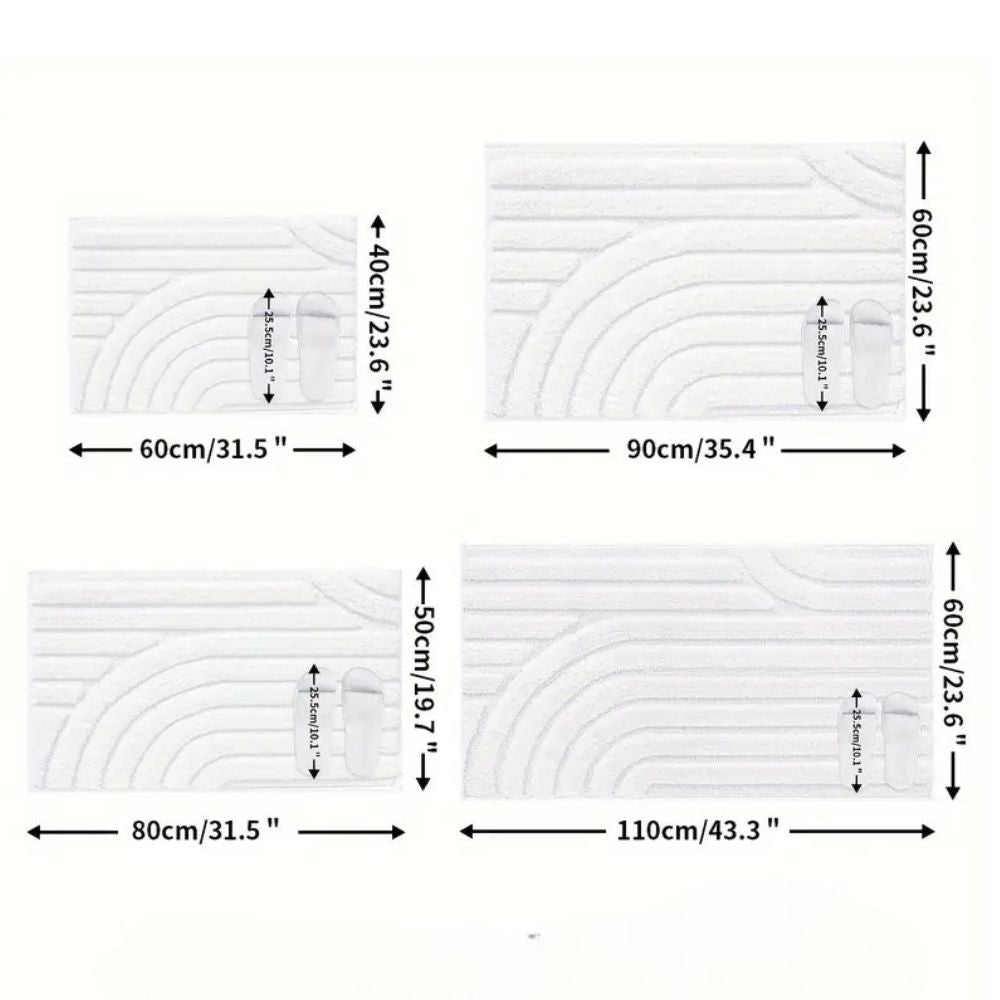 Hommfer – Tapis de Bain Gonflable en Velours - Hommfer