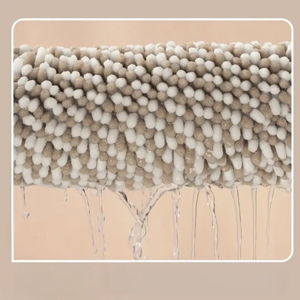 Hommfer – Tapis de Bain Rayé en Chenille - Hommfer