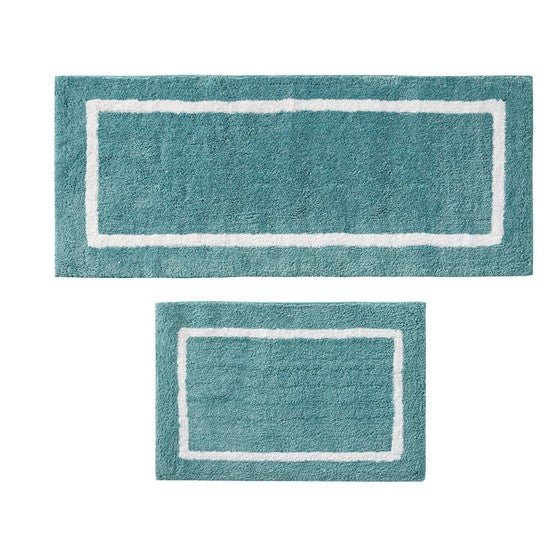 Hommfer – Tapis de bain réversible à poils longs pour la salle de bain - Hommfer