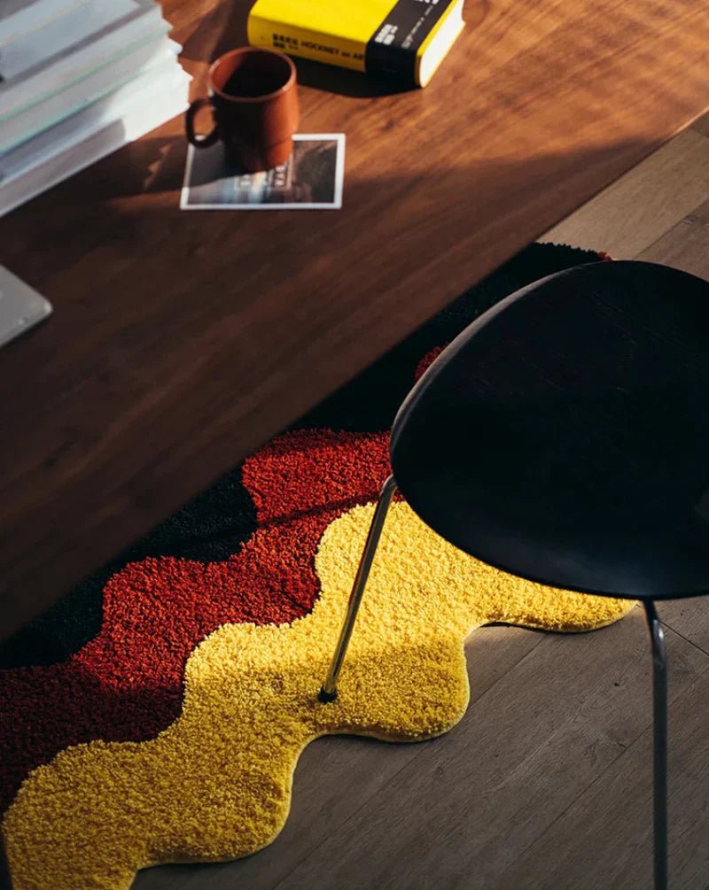 Hommfer - Tapis de Bain Tufté Sunset Rider pour la Salle de Bain - Hommfer
